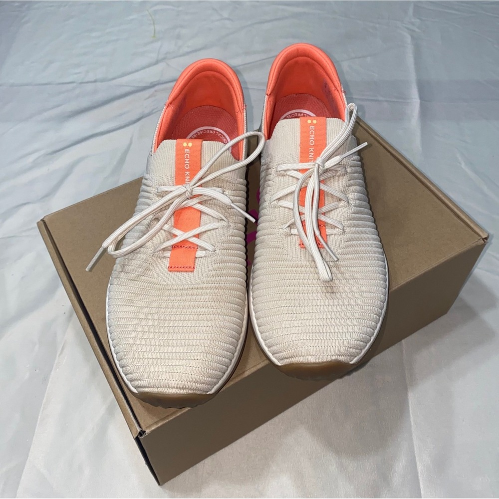 Ryka Echo Knit Fit Women's Beige Coral Slip On Sneaker 8M Ergonomic RE-ZORB LITE - Picture 5 of 11